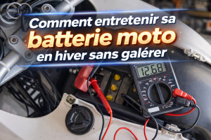 comment entretenir sa batterie moto ou scooter en hiver