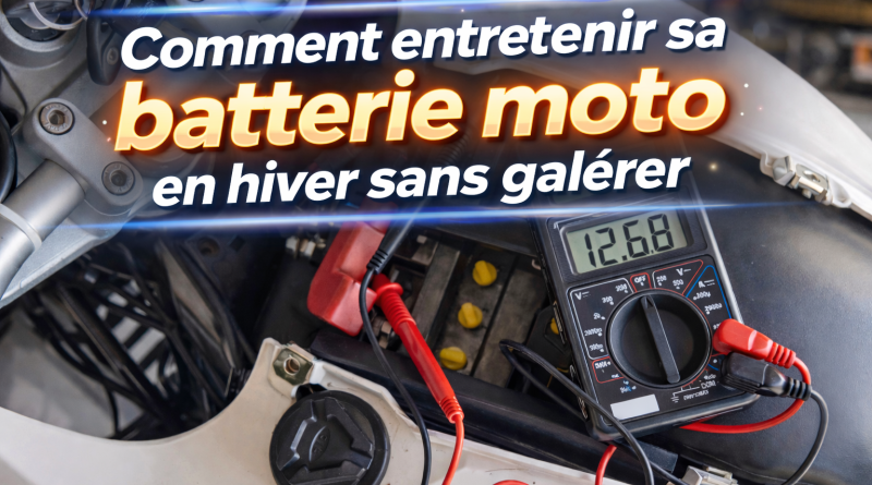 comment entretenir sa batterie moto ou scooter en hiver