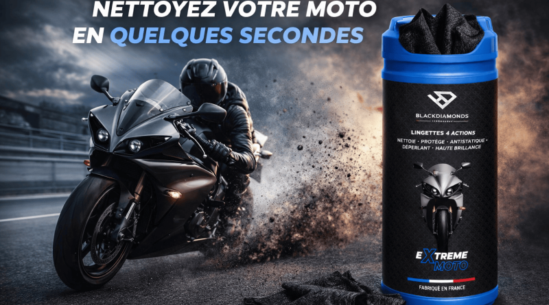 Lingettes nettoyantes moto BlacKdiamonds