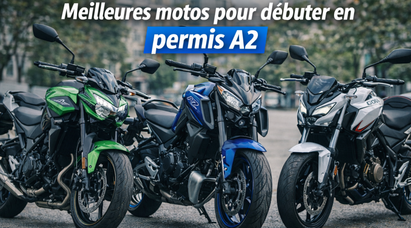 Les meilleures motos pour débuter en permis A2