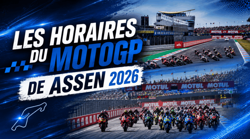 horaires motogp Assen 2026