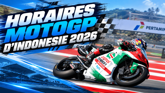 Motogp Mandalika en Indonésie 2026 les horaires FR