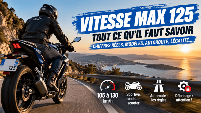 A quel vitesse max je peux aller en 125cc